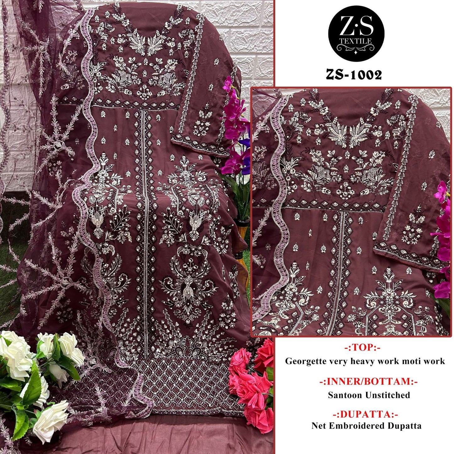 1002 Zs Textile Pakistani Salwar Suits