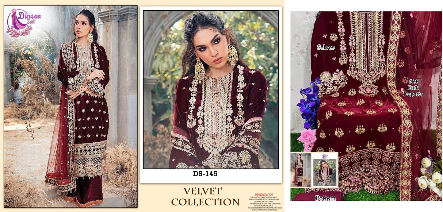 145 Dinsaa Suit Pakistani Salwar Suits