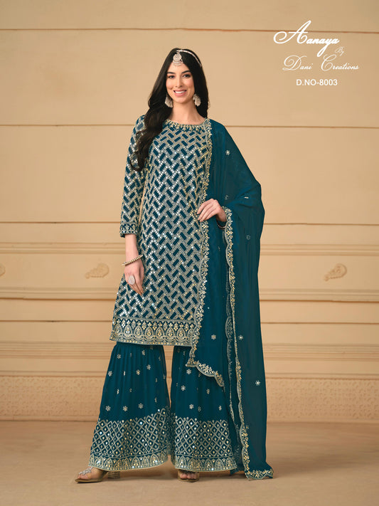 8003 Twisha Aanaya Vol 180 Dani Creation Unstitched Suits