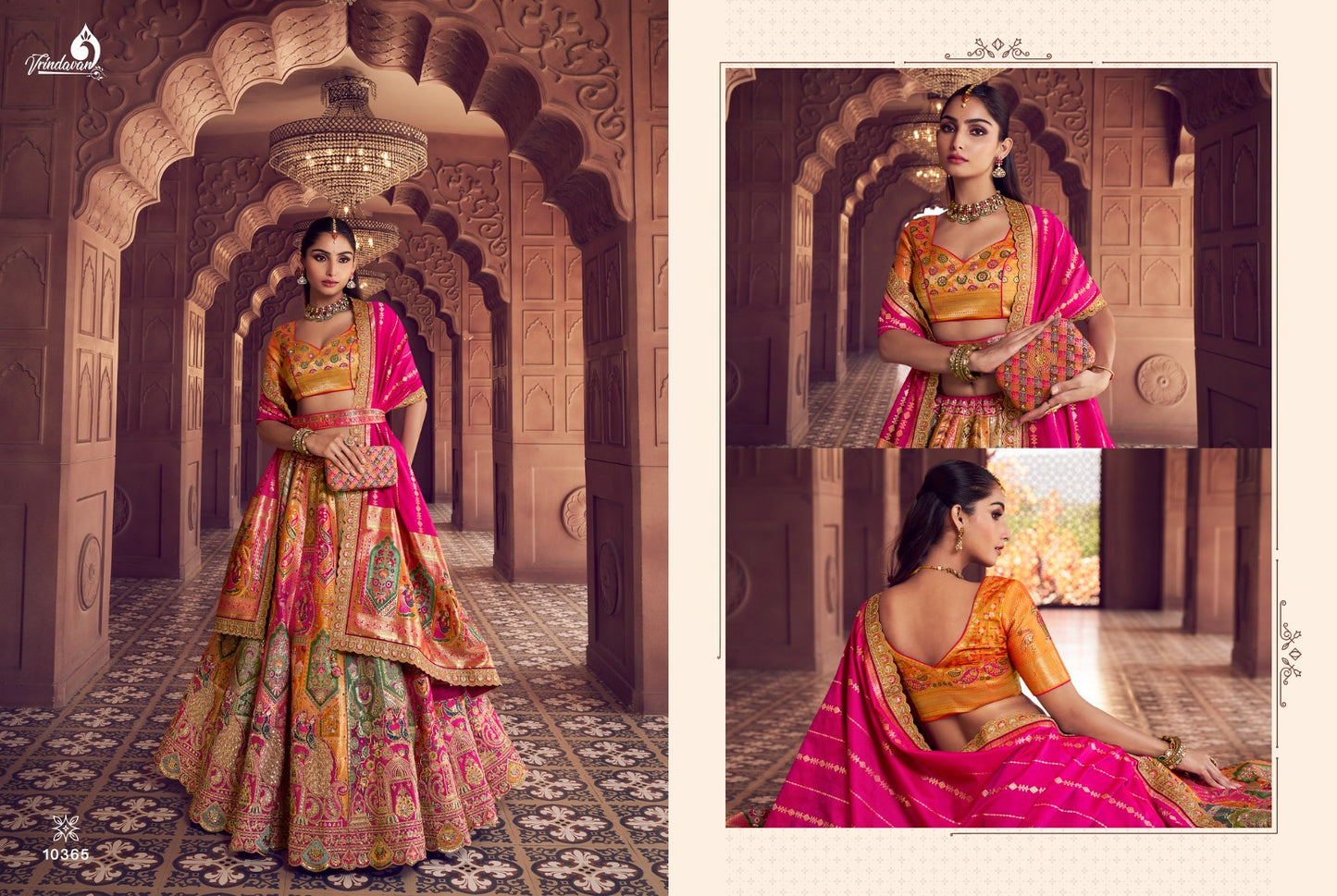 10366 Vrindavan Vol 69 Royal Banarsi Premium Silk Lehenga Choli