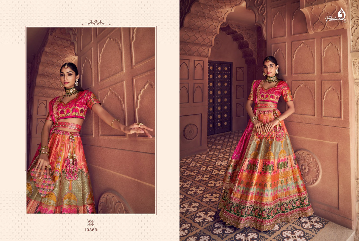 10369 Vrindavan Vol 69 Royal Banarsi Premium Silk Lehenga Choli