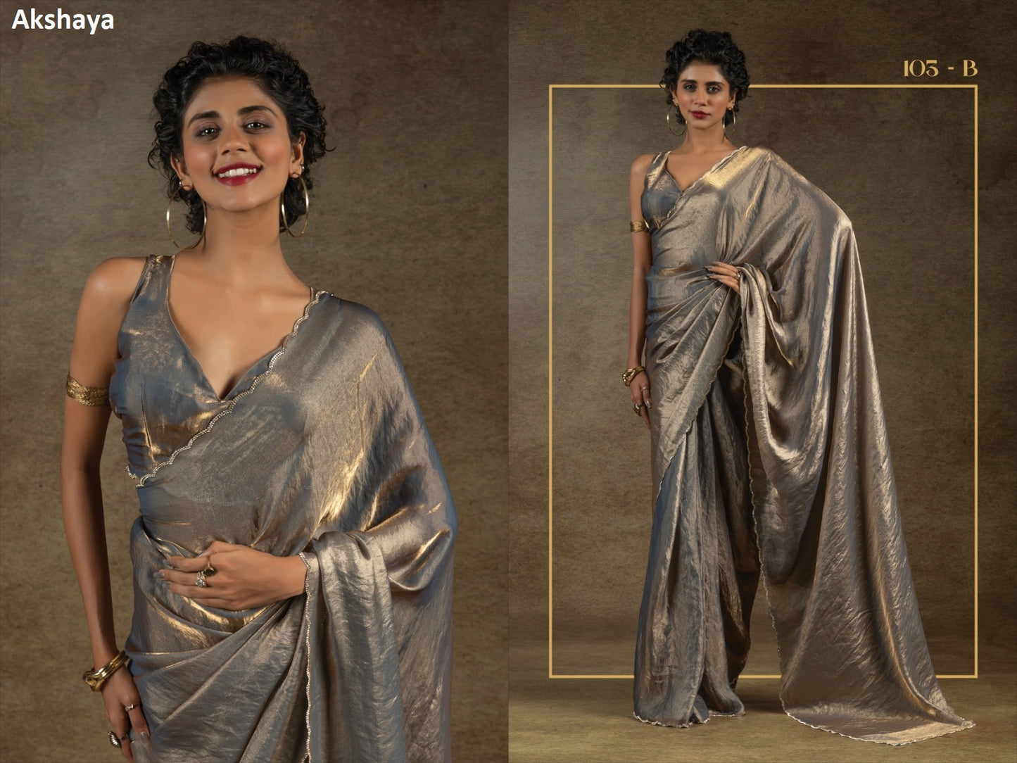 103B Akshaya Satin Silk Sarees