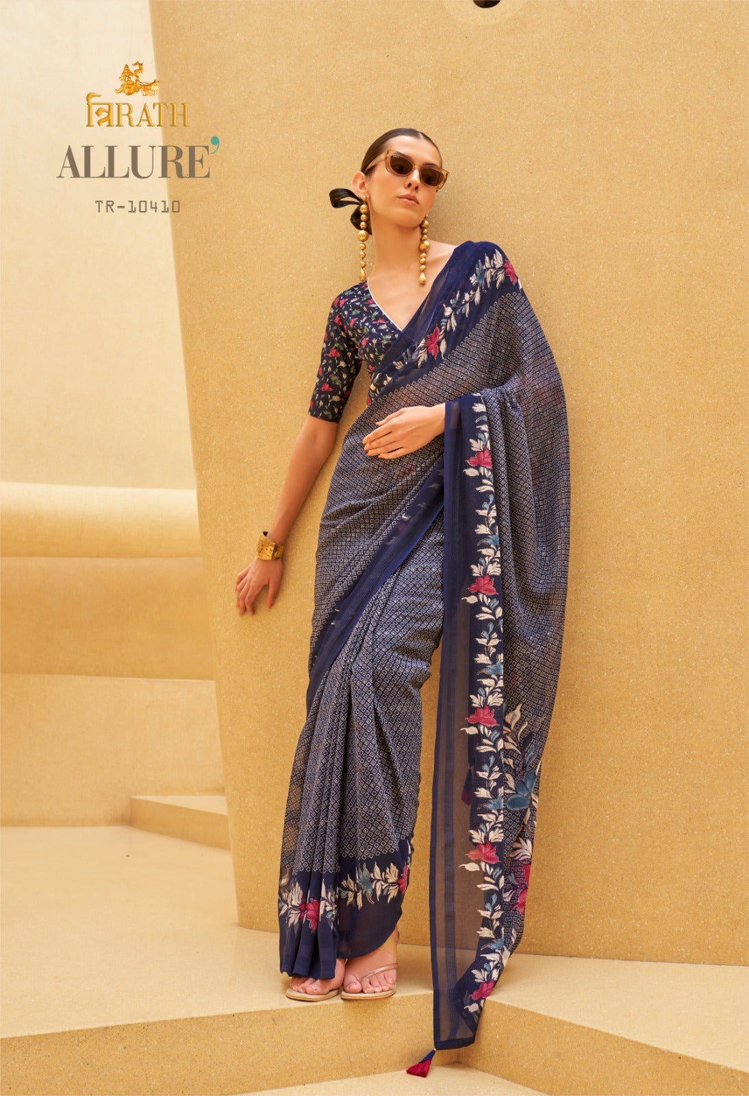 10410 Allure Trirath Georgette Sarees
