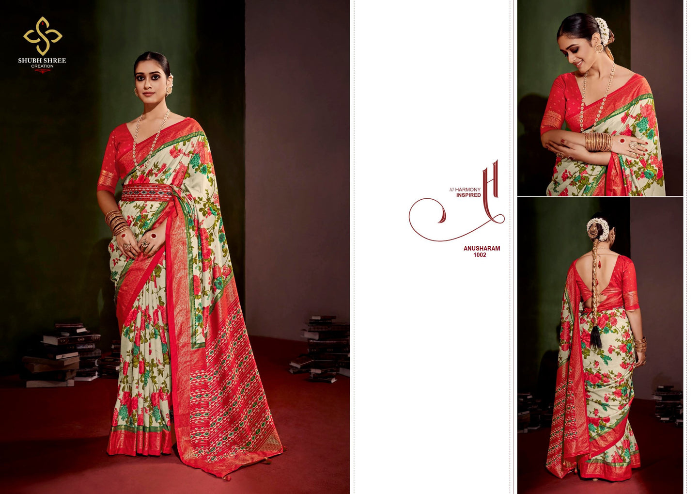 1002 Anusharam Shubh Shree Sarees