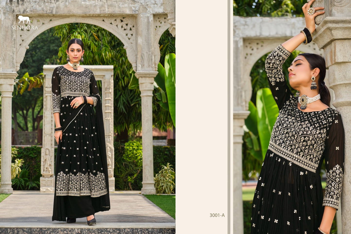 3001A Rumana Senhora Pakistani Readymade Suits