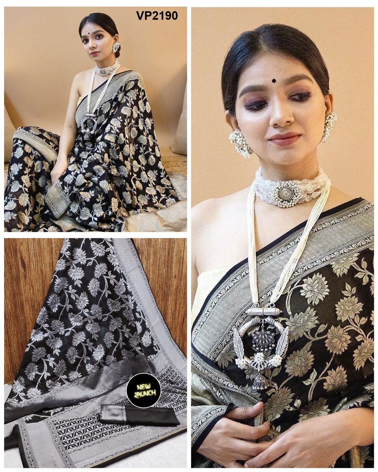 2190 Fashion Berry Sarees