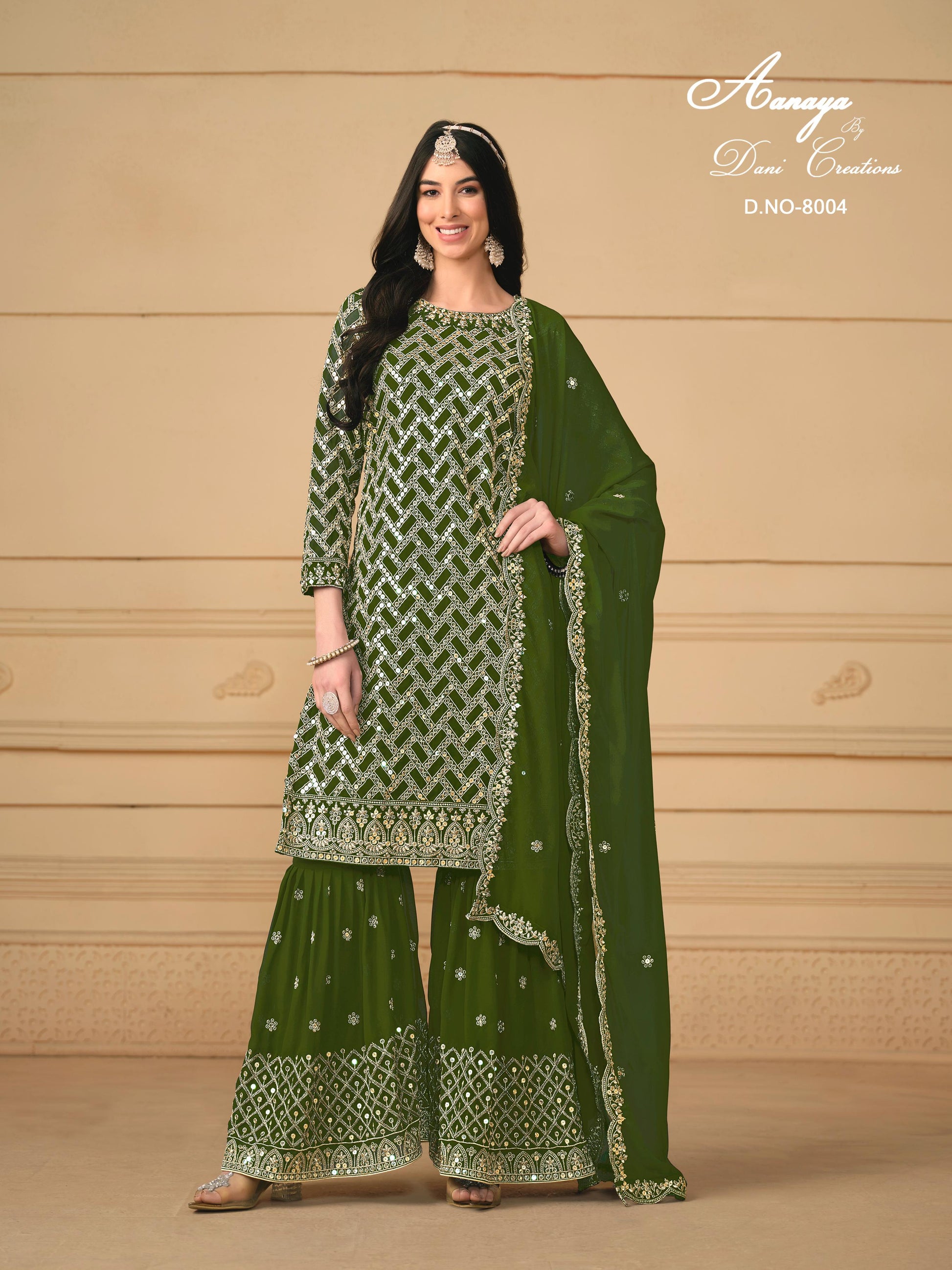 8004 Twisha Aanaya Vol 180 Dani Creation Unstitched Suits