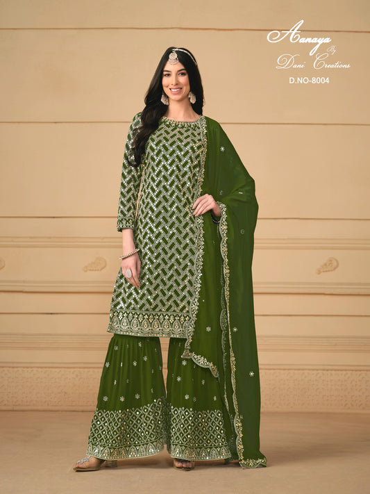 8004 Twisha Aanaya Vol 180 Dani Creation Unstitched Suits