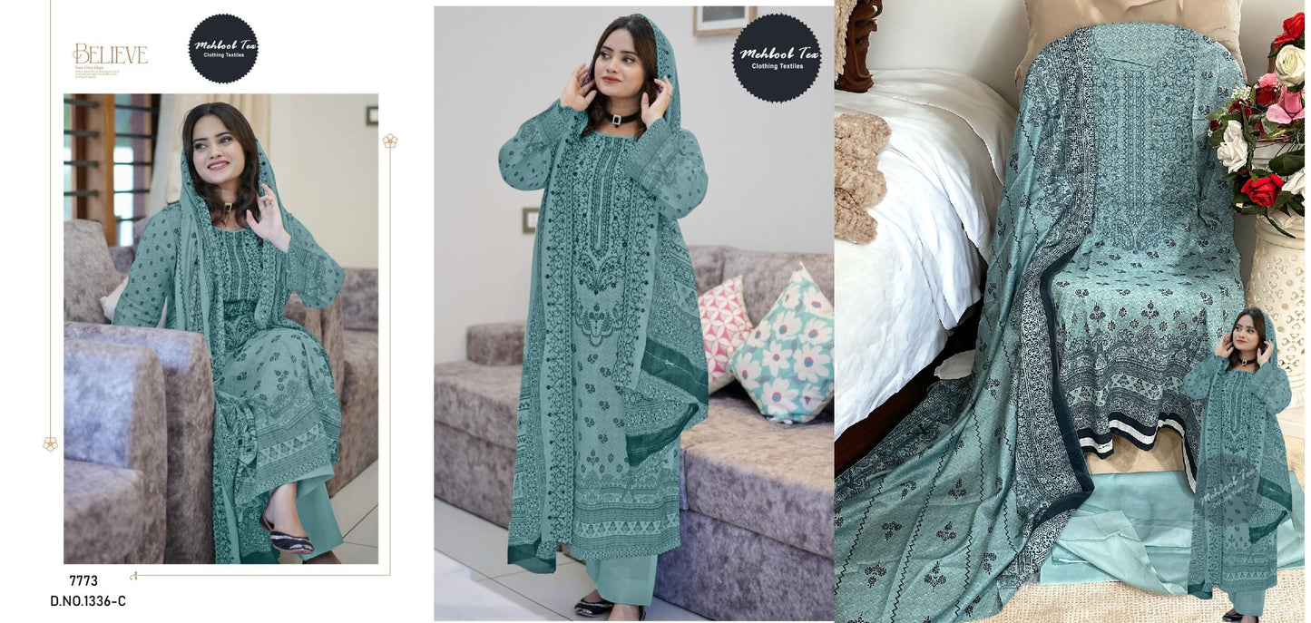 1336C Mehboob Tex Pakistani Salwar Suits