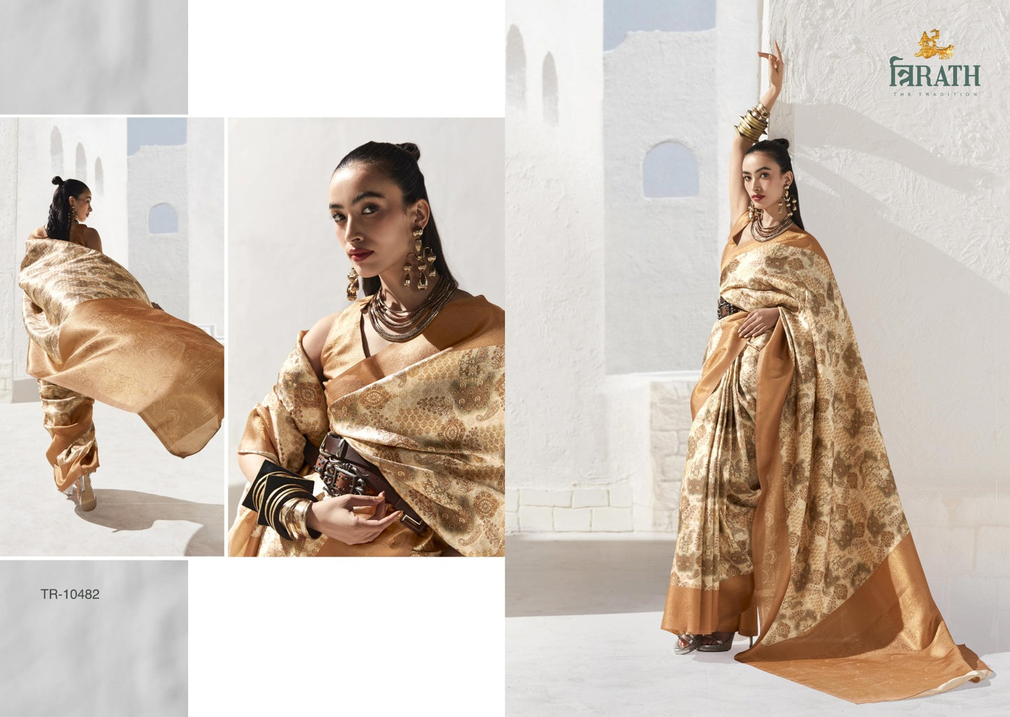 10482 Satvik Vol 2 Trirath Digital Printed Sarees