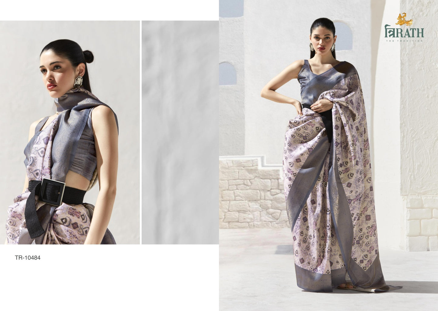 10484 Satvik Vol 2 Trirath Digital Printed Sarees