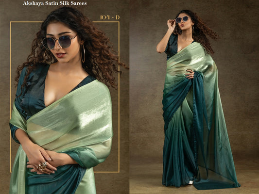 104D Akshaya Satin Silk Sarees