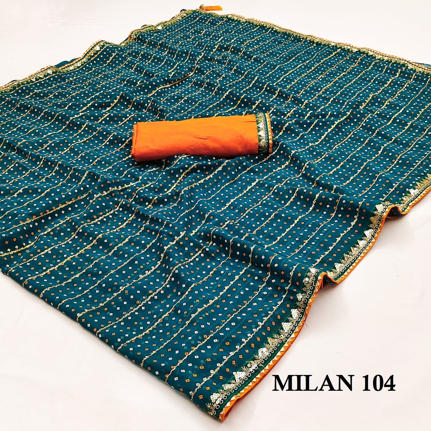 104 Milan Suma Designer Georgette Sarees
