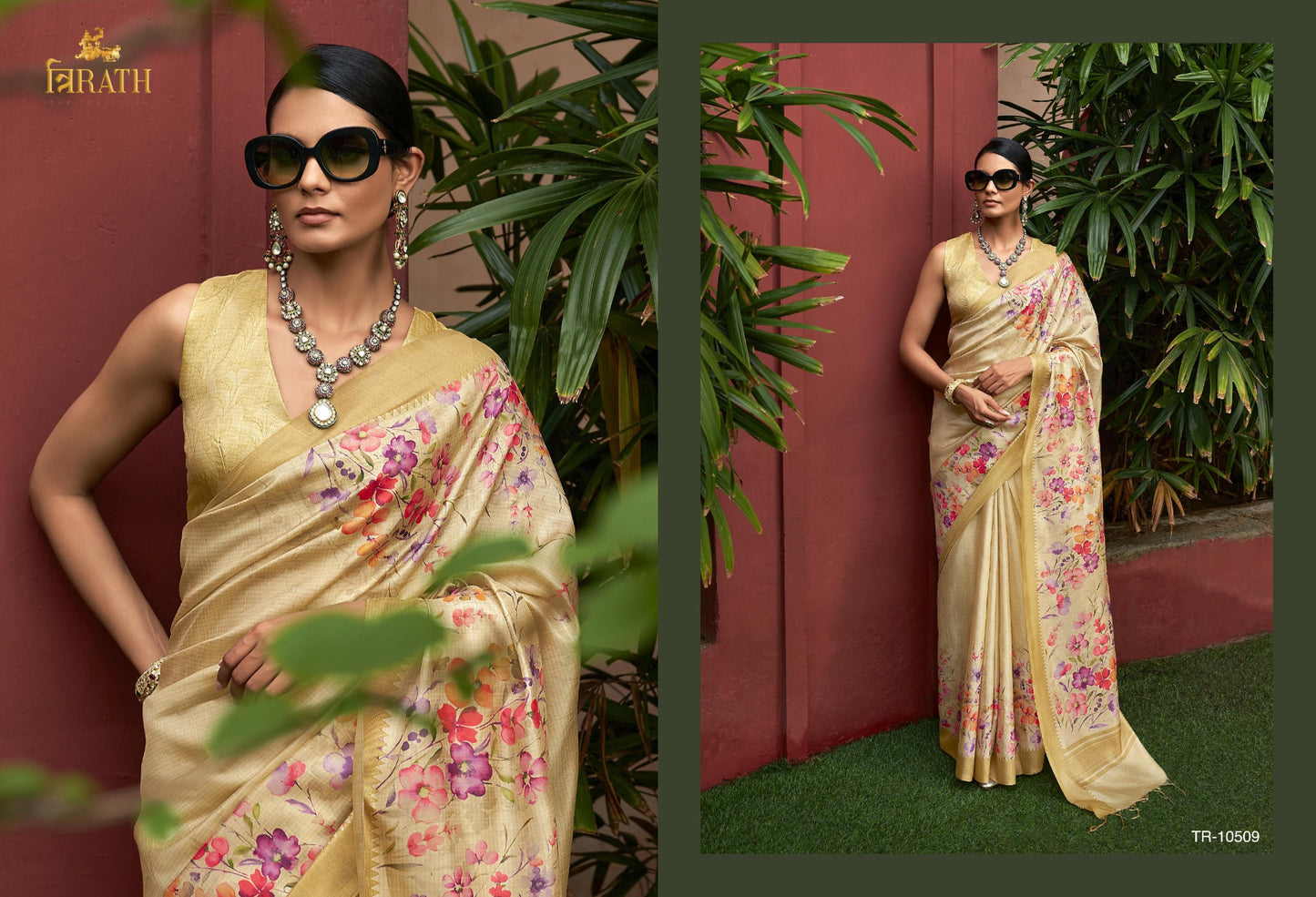 10509 Isha Trirath Digital Printed Sarees