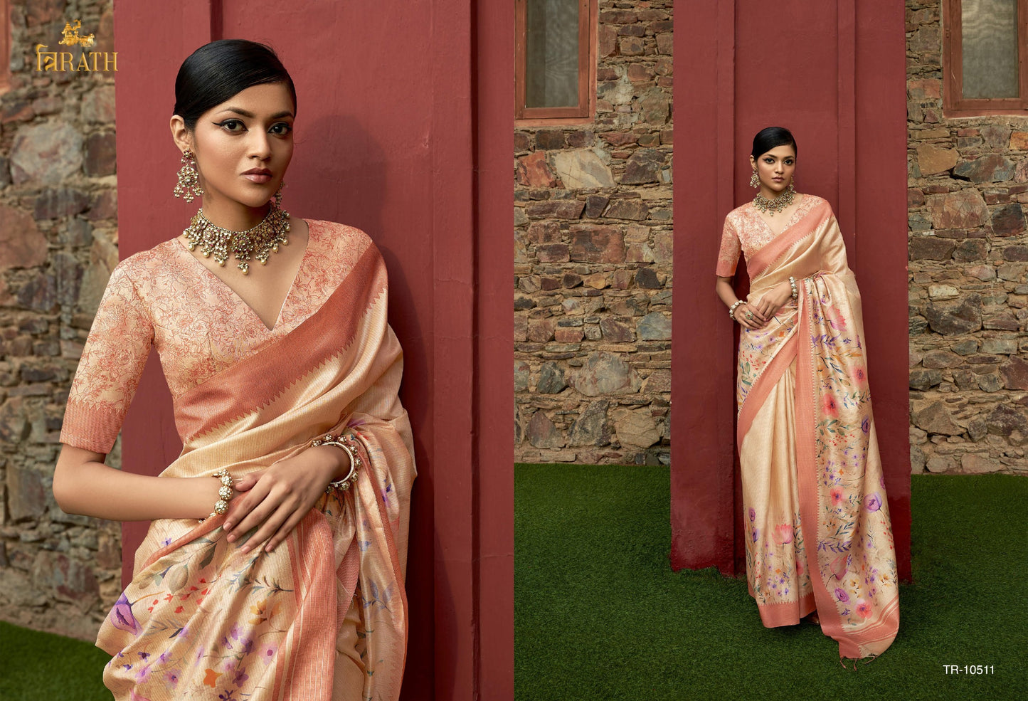 10511 Isha Trirath Digital Printed Sarees