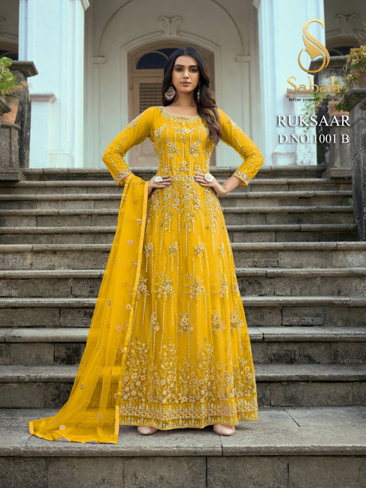 1001-B Ruksaar Sabah Unstitched Suits