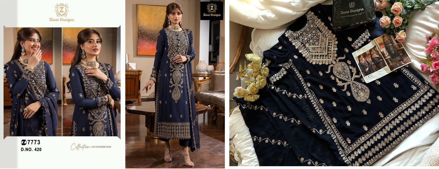 420 Ziaaz Designs Pakistani Salwar Suits