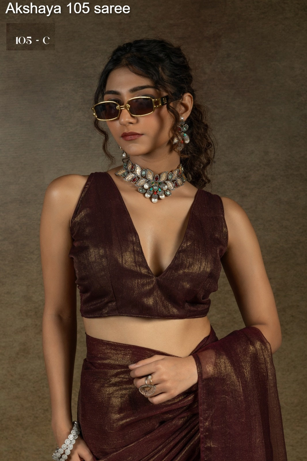 105C Akshaya Satin Sarees