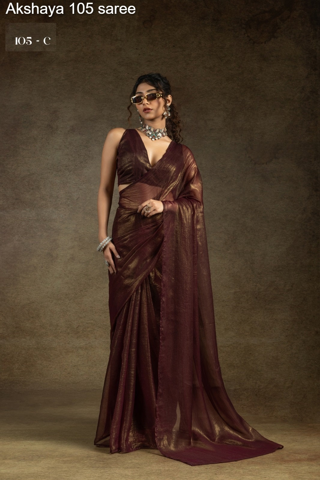 105C Akshaya Satin Sarees