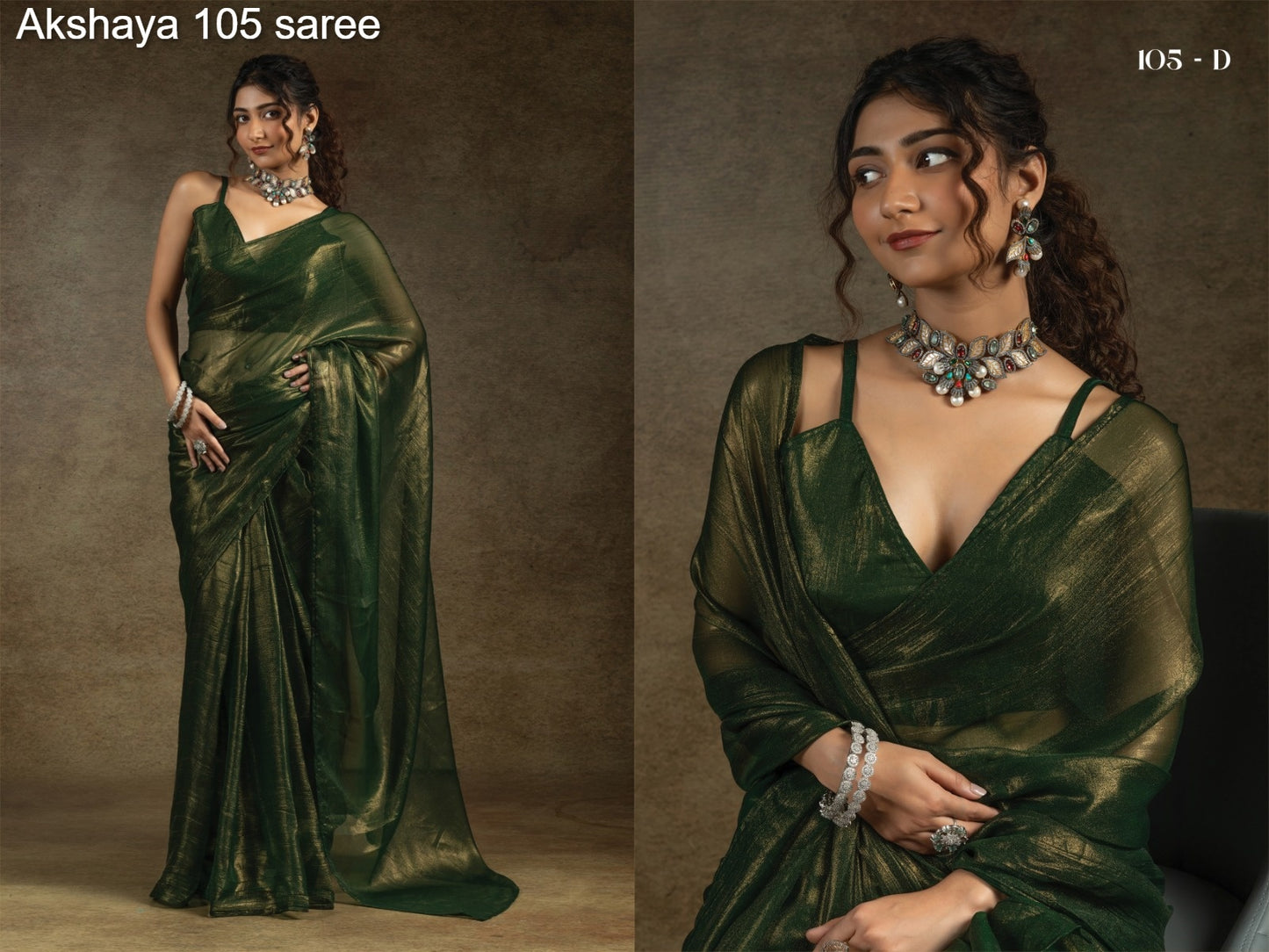 105D Akshaya Satin Sarees