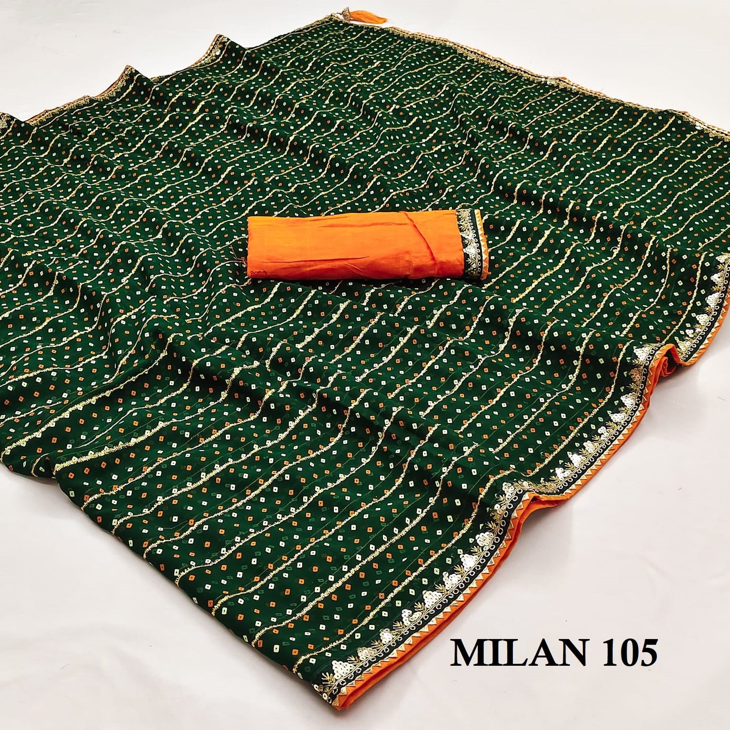 105 Milan Suma Designer Georgette Sarees
