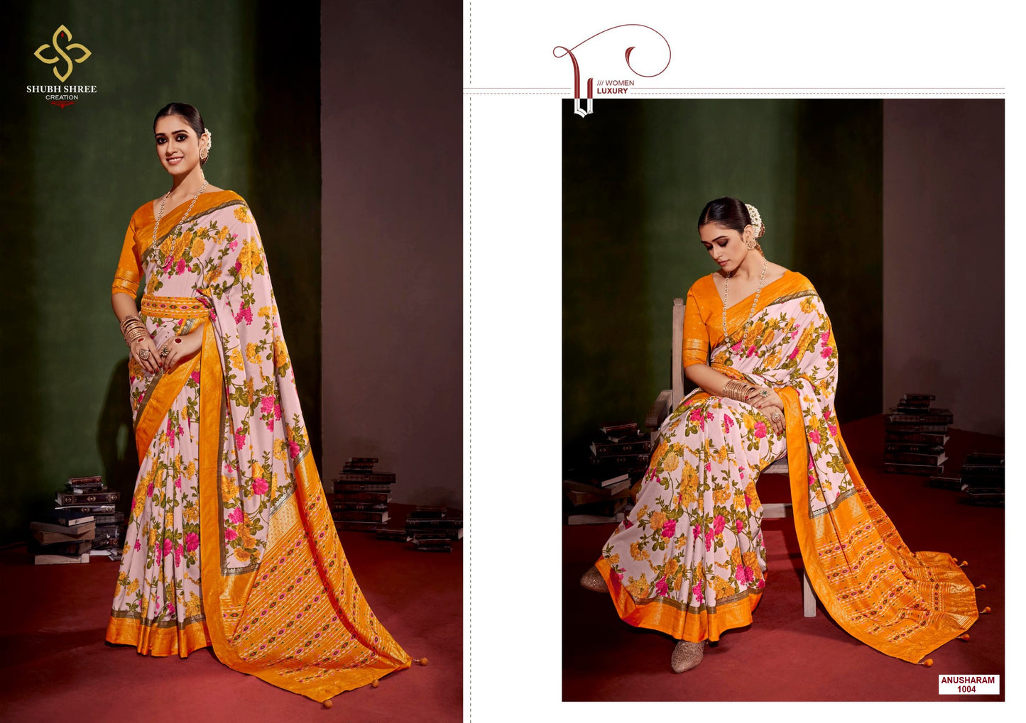 1004 Anusharam Shubh Shree Sarees