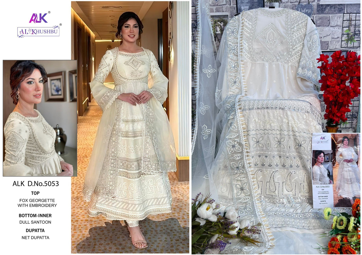 5053 Alk Pakistani Salwar Suits