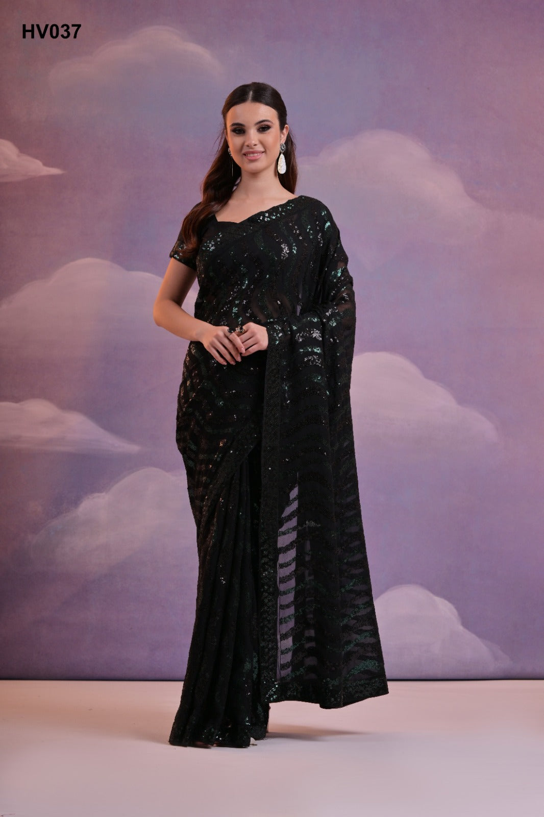 037 Dariyo Fashion Berry Sarees
