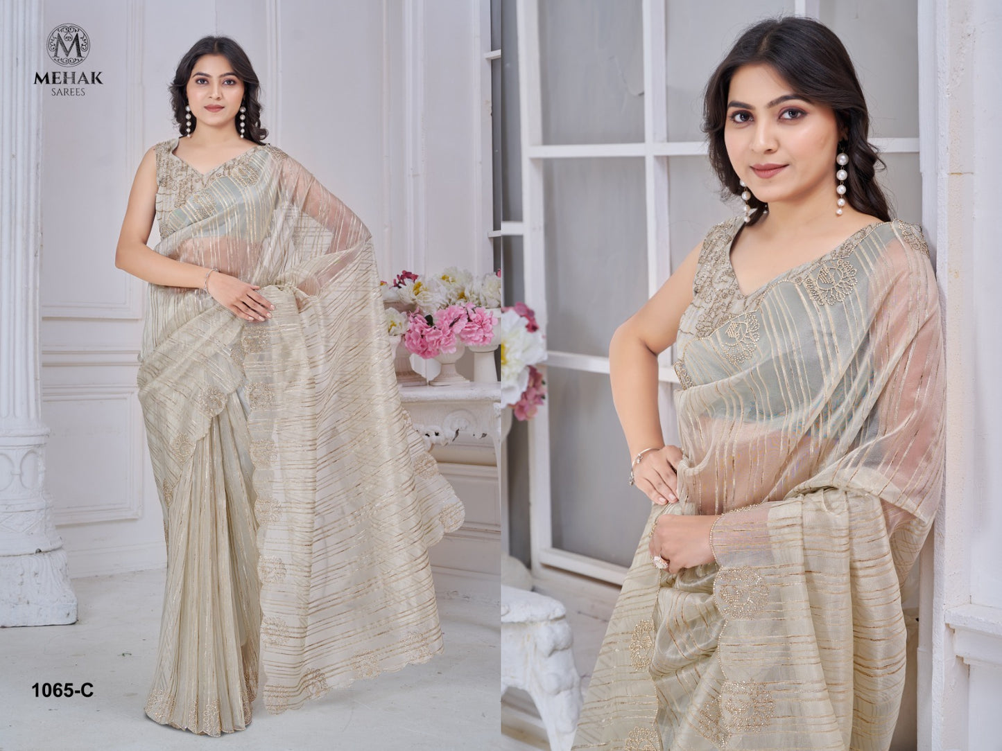 1065C Mehek Jacquard Sarees