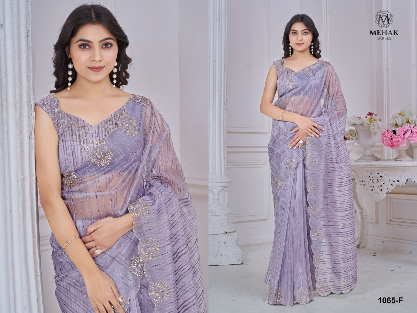 1065F Mehek Jacquard Sarees