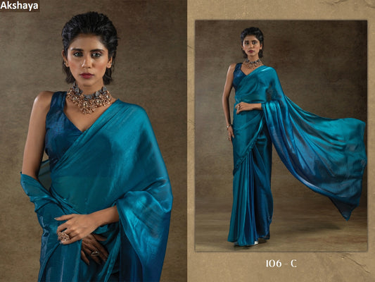 106C Akshaya Satin Silk Sarees