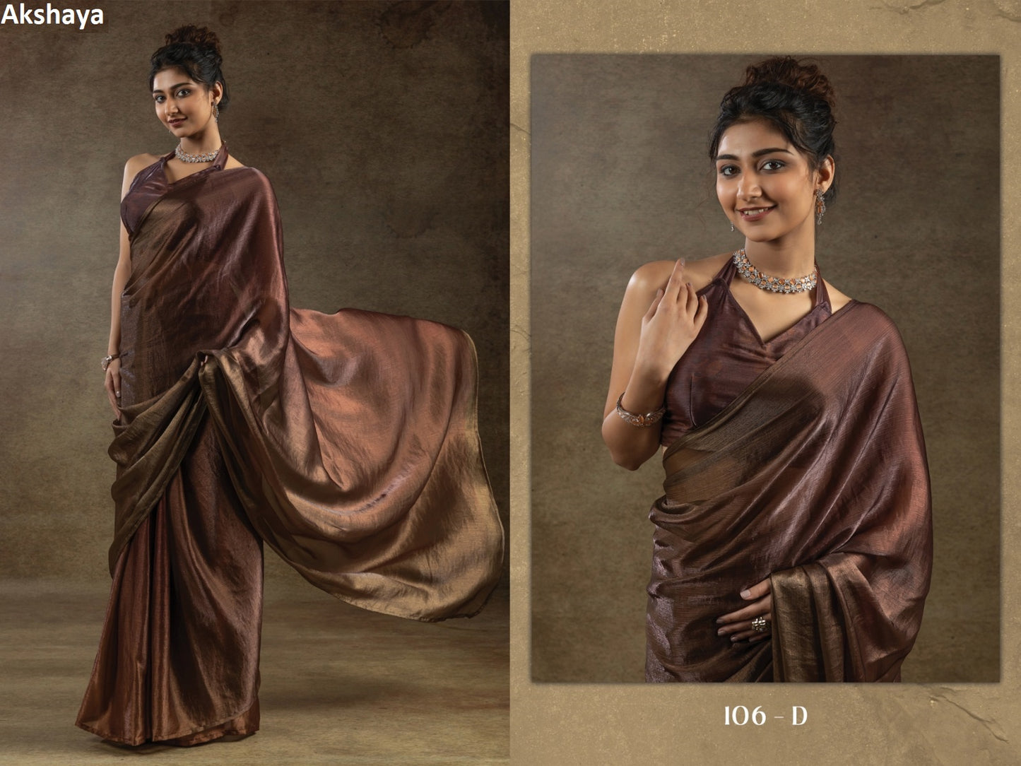 106D Akshaya Satin Silk Sarees