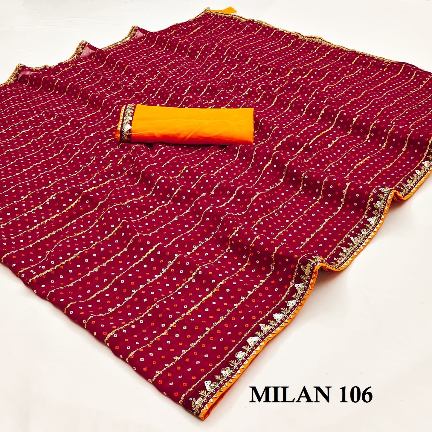 106 Milan Suma Designer Georgette Sarees