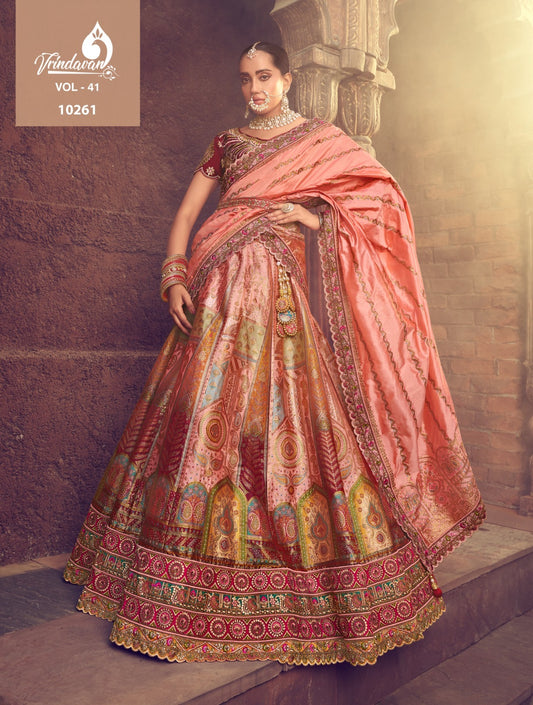 10261 Vrindavan Vol 41 Royal Lehenga Choli