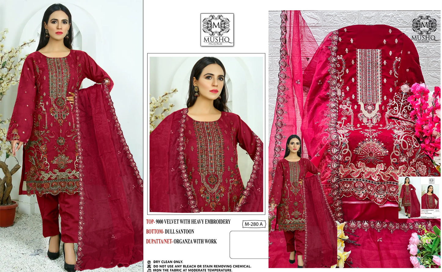 280A Mushq Pakistani Salwar Suits