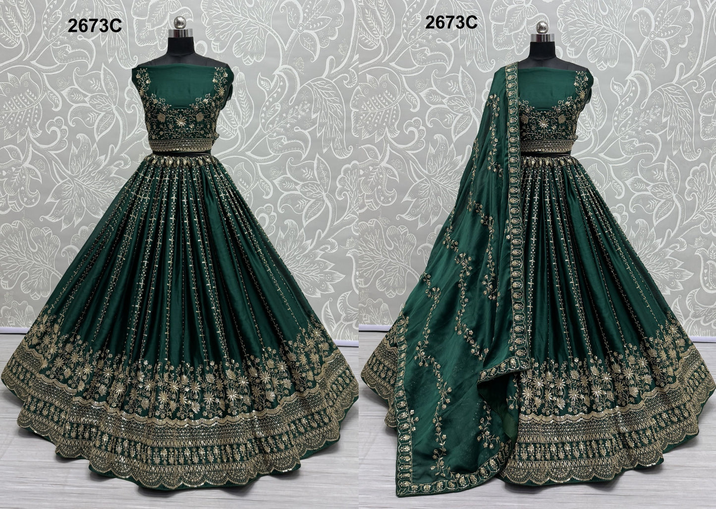2673C Anjani Art Lehenga Choli
