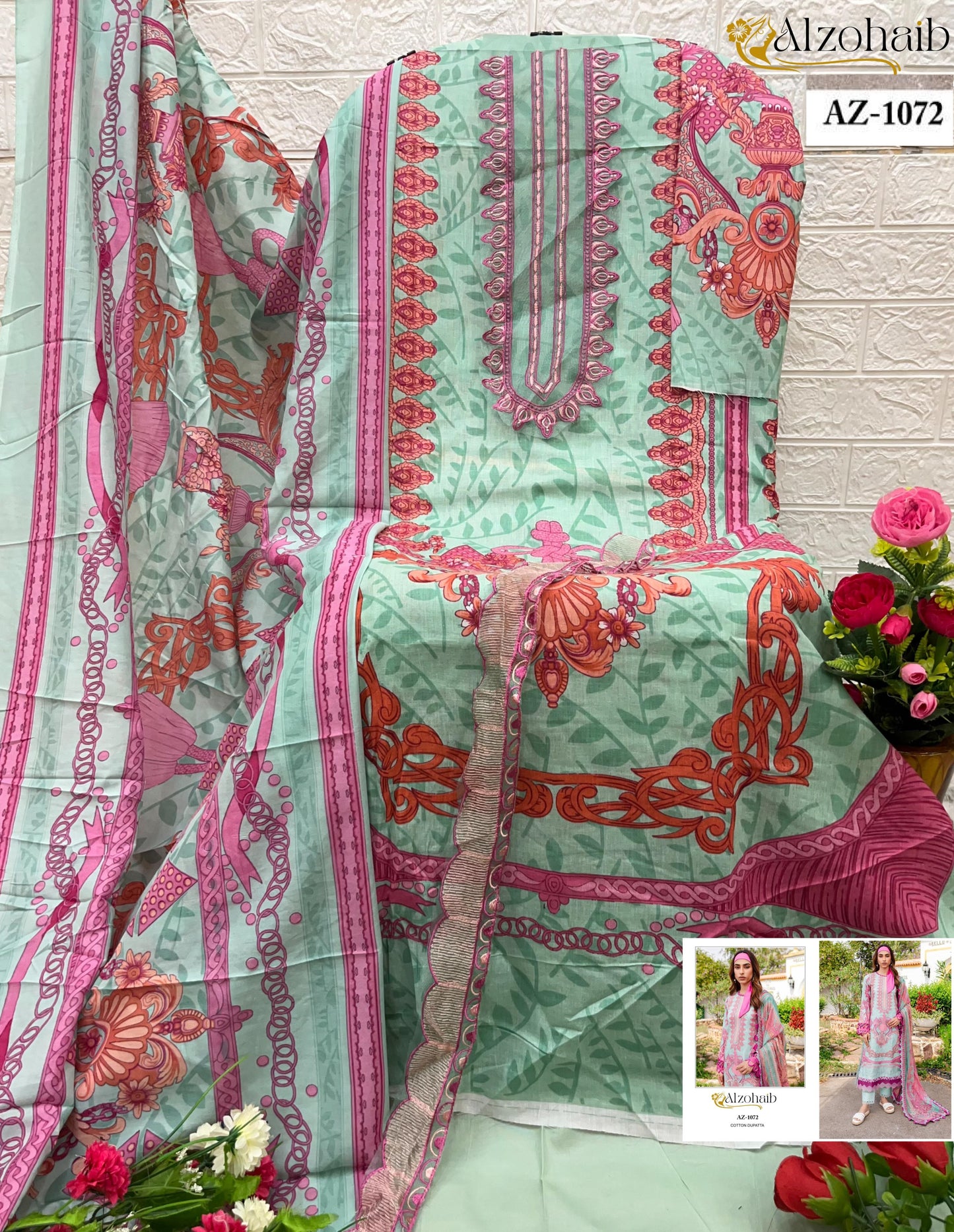 1072 Queen Court Vol 4 Al Zohaib Print Pakistani Salwar Suits