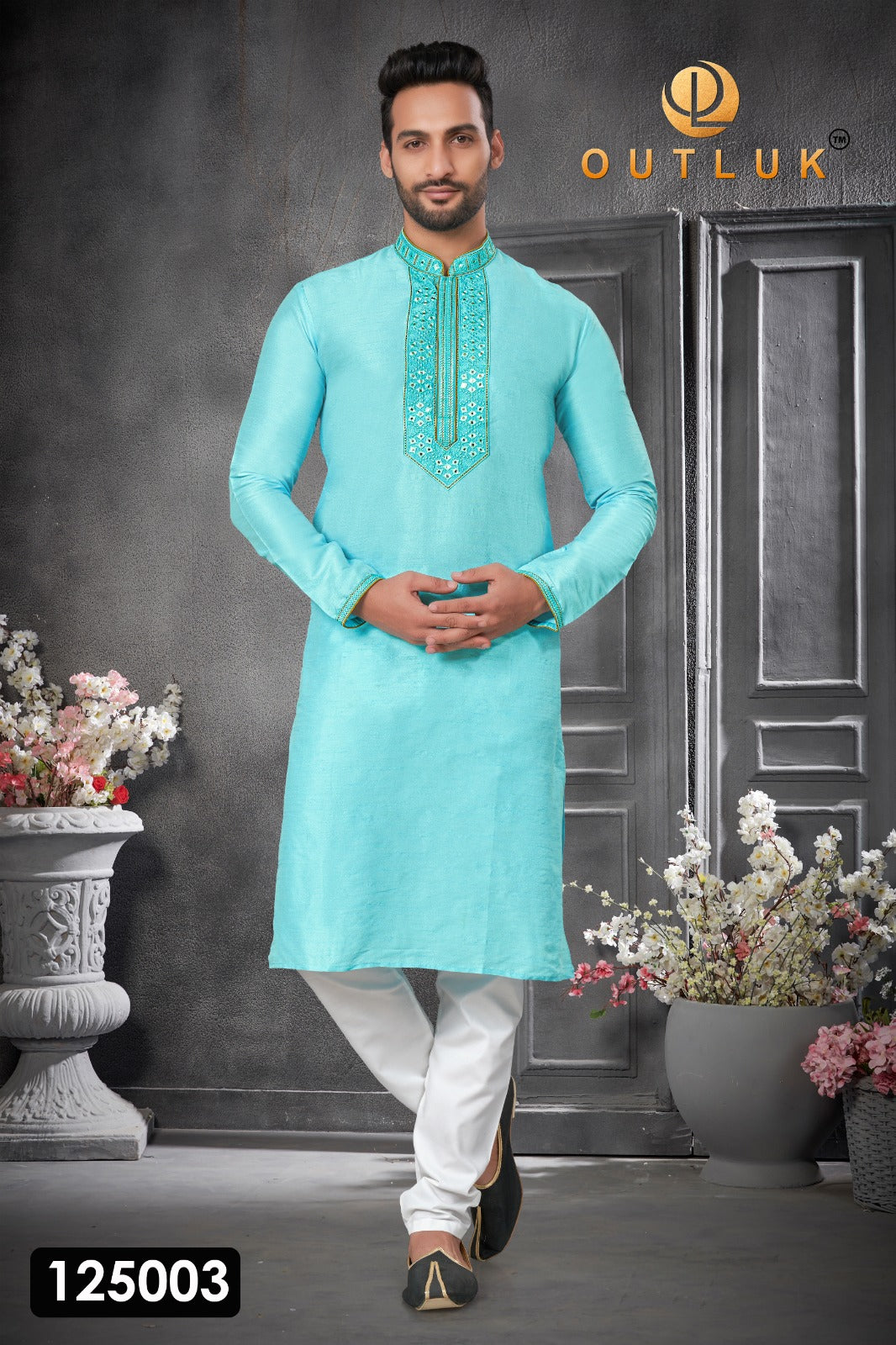 125003 Outluk Mens Kurta Pyjama