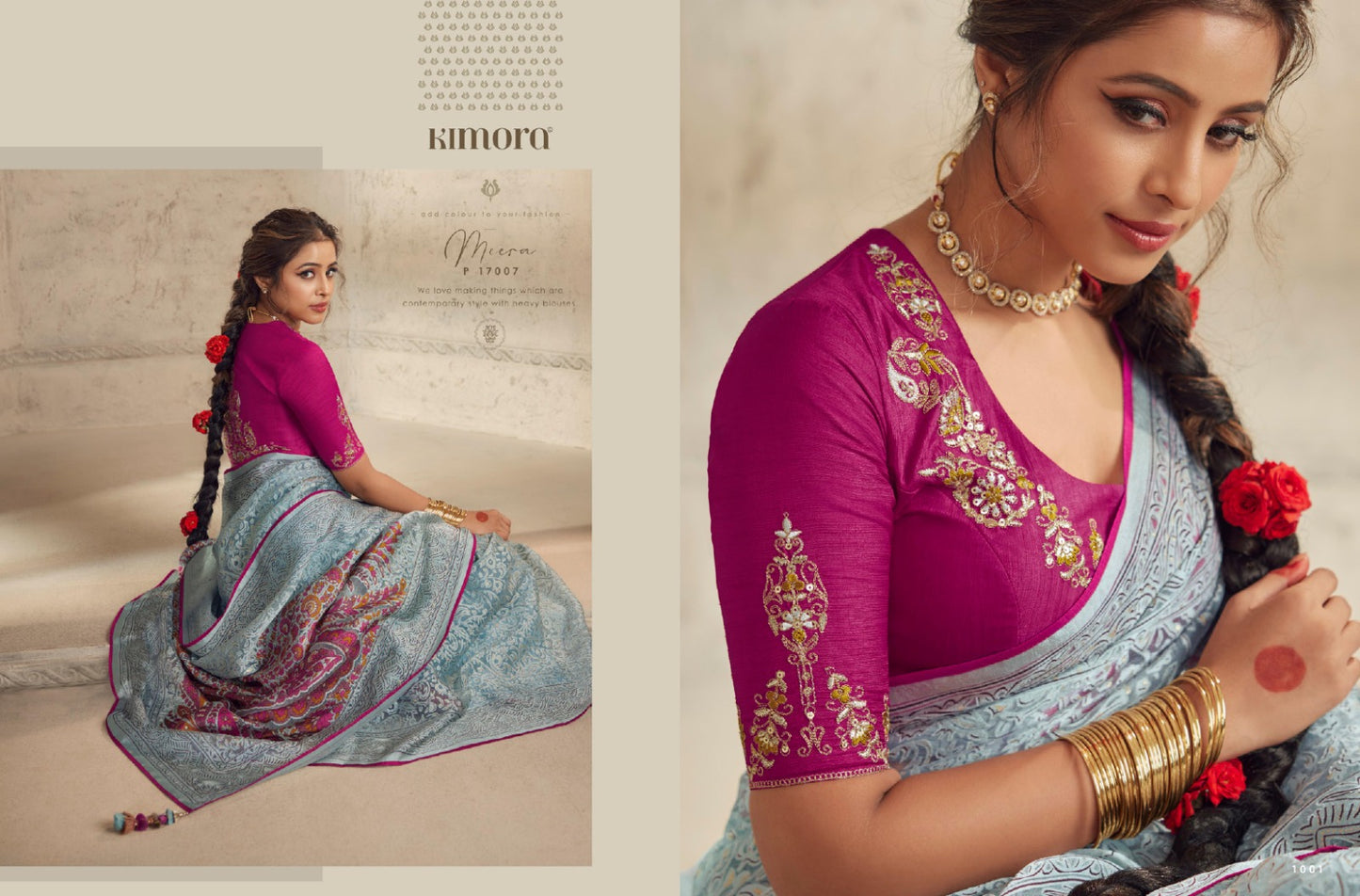 17007 Meera Premium Vol 13 Kimora Sarees