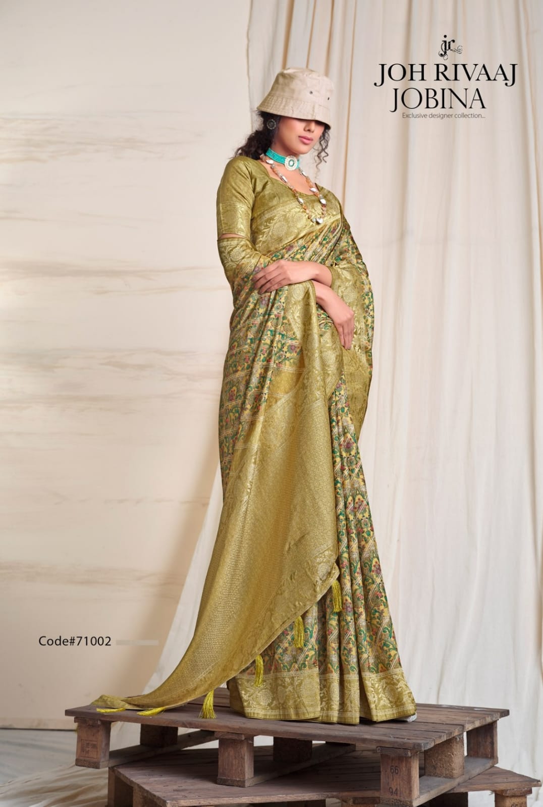 71002 Jobina Joh Rivaaj Sarees