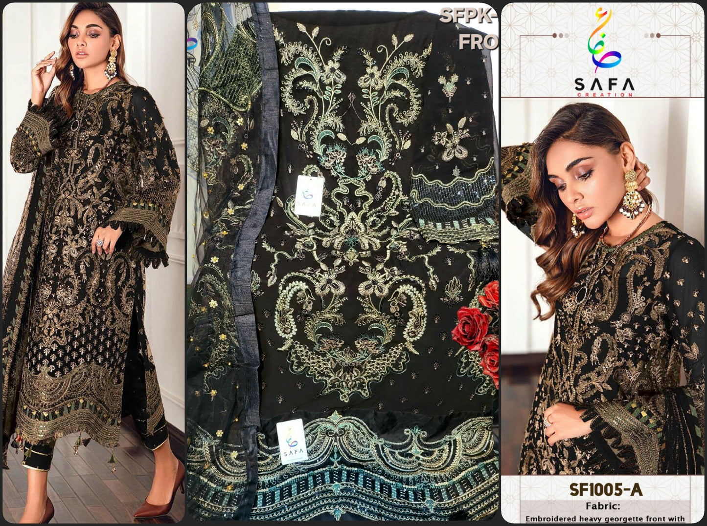 1005 Safa Creation Pakistani Salwar Suits