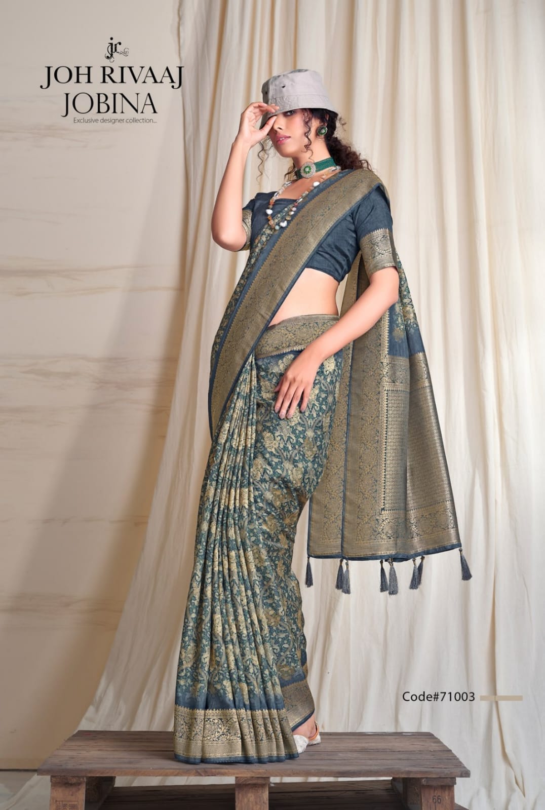 71003 Jobina Joh Rivaaj Sarees