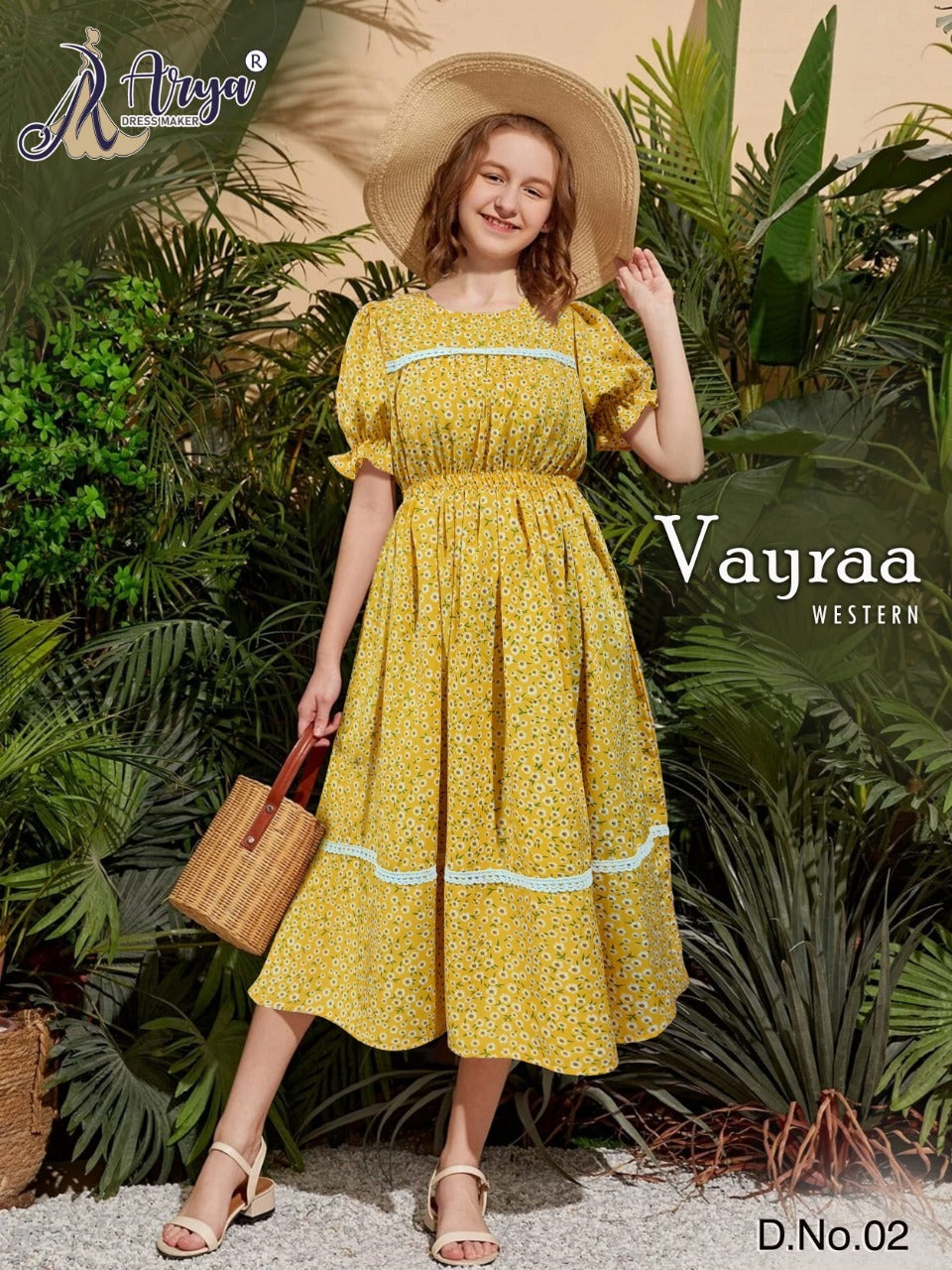 02 Vayraa Adm Girls Western Dress
