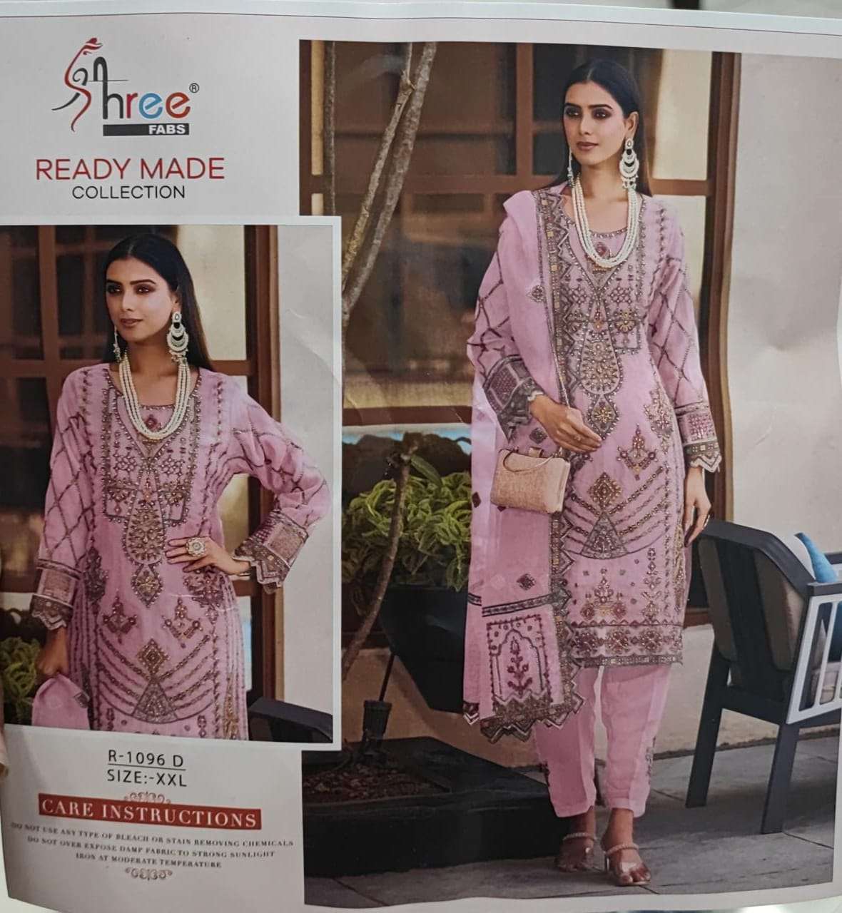 1096D Shree Fabs Organza Pakistani Readymade Suits