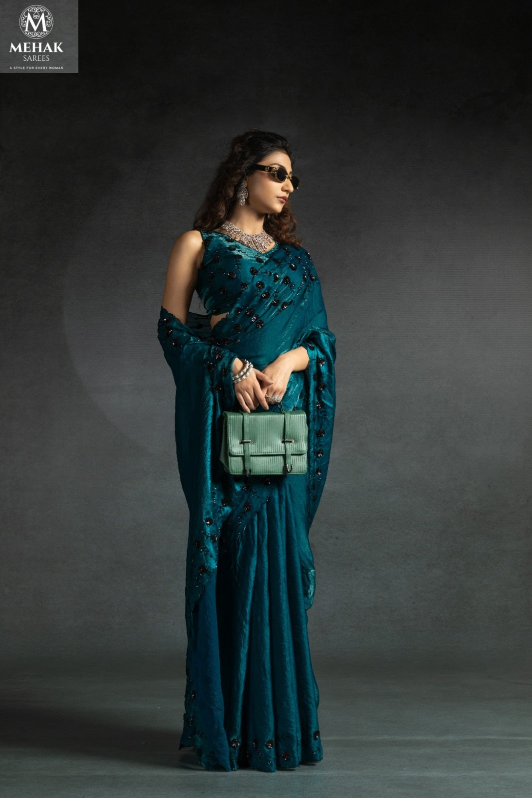 1099-C Mehek Satin Silk Sarees