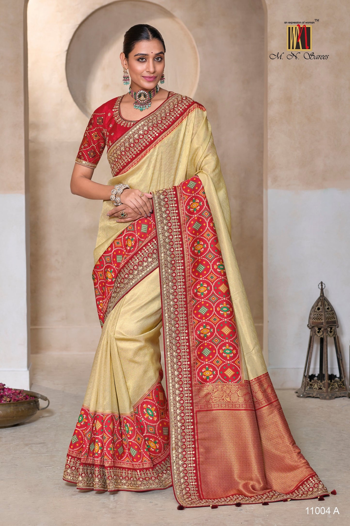11004A Mn Pure Kanjivaram Sarees