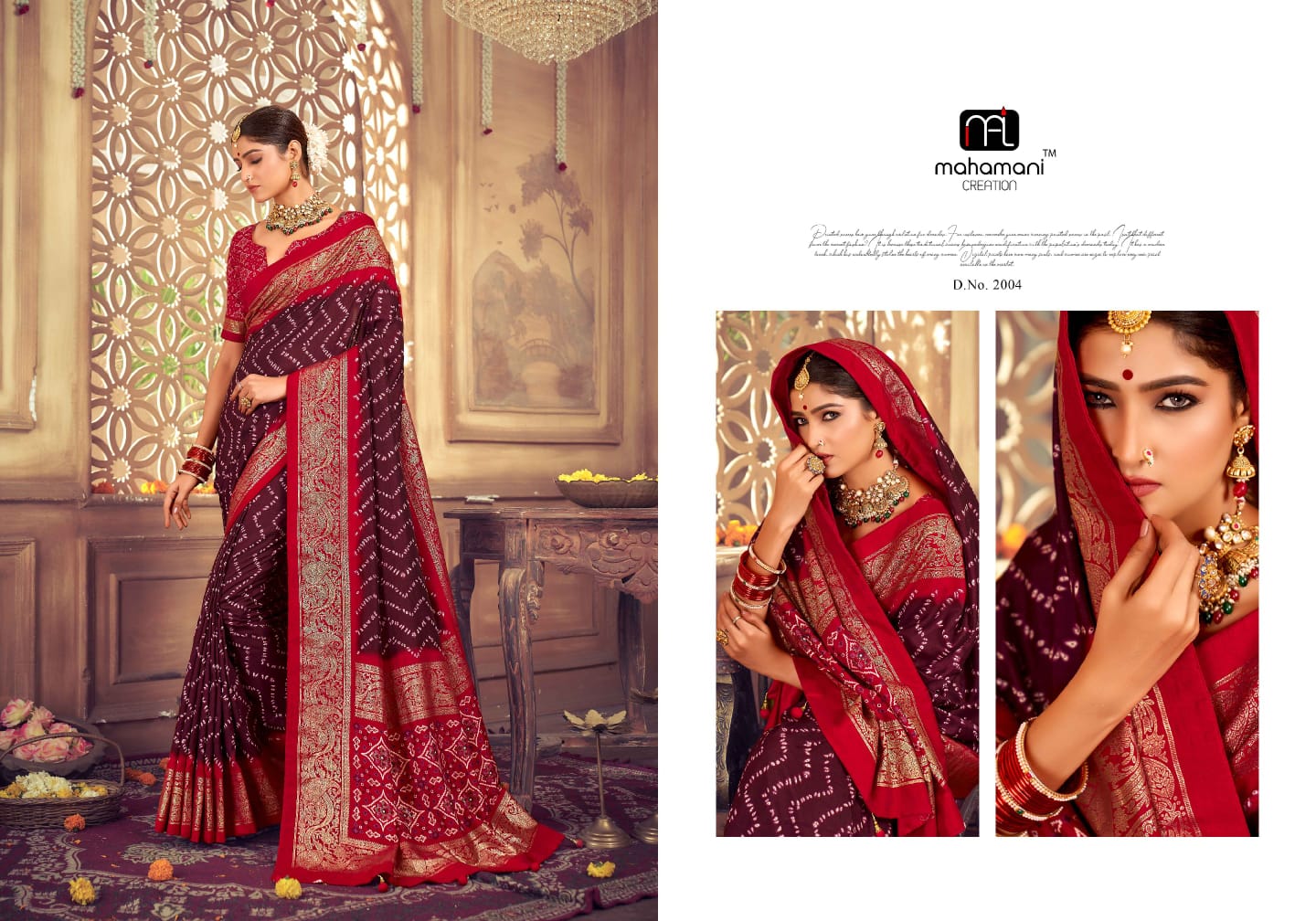 2004 Ektara Vol 2 Mahamani Creation Sarees