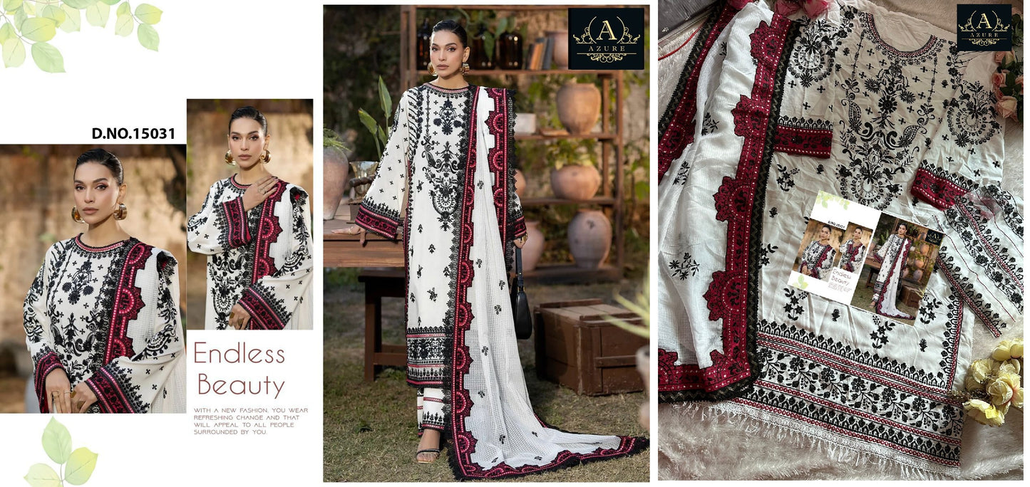 15031 Azure Pakistani Salwar Suits