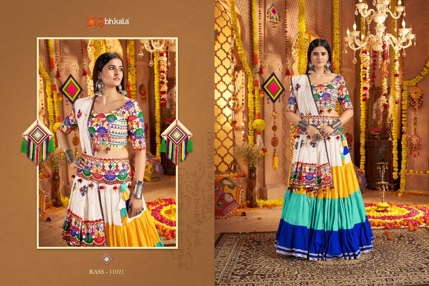 11021 Raas Vol 21 Shubhkala Viscose Cotton Chaniya Choli