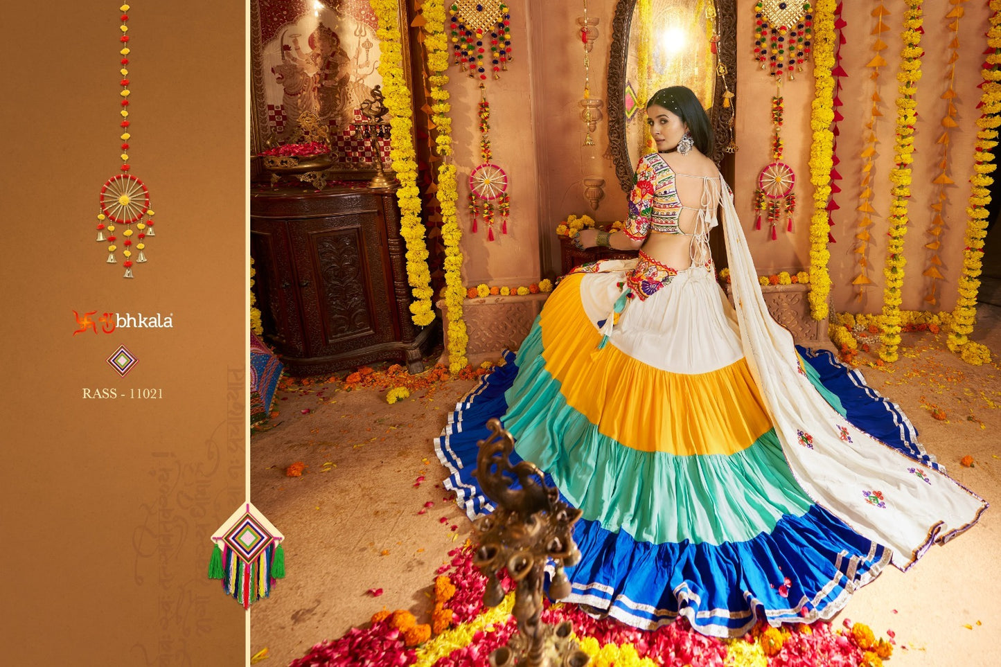 11021 Raas Vol 21 Shubhkala Viscose Cotton Chaniya Choli